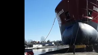 Dutch Dock Worker Nearly Crushed To Death After Ship Launch Failed