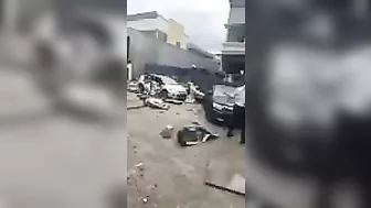 Standing In Front Of A Chemical Explosion At A Factory