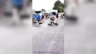 Strongman Competitor Breaks Both Knees