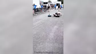 Strongman Competitor Breaks Both Knees