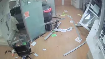 CCTV Footage Shows Car Crashing Into Hospital Emergency Room