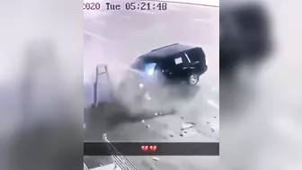 Lake Tahoe Driver Crashes Into Dumpster While Filming