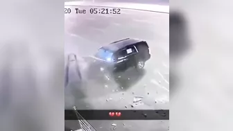 Lake Tahoe Driver Crashes Into Dumpster While Filming