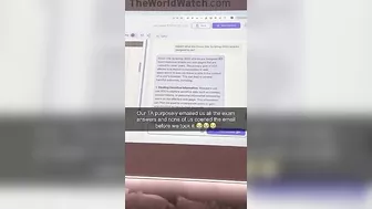 The Teacher Emails All Answers To The Students