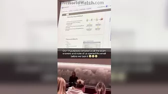 The Teacher Emails All Answers To The Students