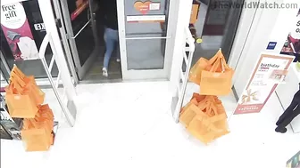 The Moment Shoplifting Is Suspected