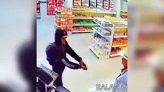 The Moment When The Old Cowboy's Glasses Fell Off
