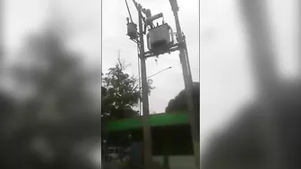 Thief Electrocuted
