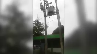 Thief Electrocuted