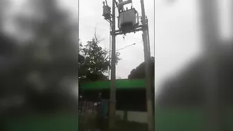Thief Electrocuted