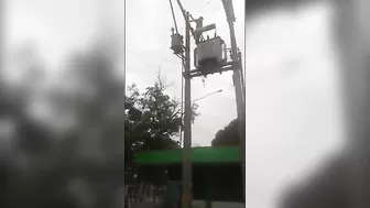 Thief Electrocuted