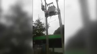 Thief Electrocuted