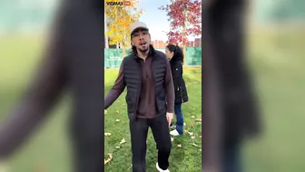 Complete Loser Attacks Woman With Dog In London Park