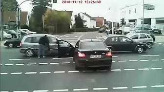 Tough Guy Meets Instant Justice On The Streets
