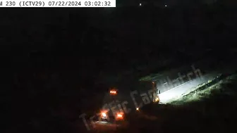 Iowa Semi Truck Crashes Into Parked Semi Truck, Overturns