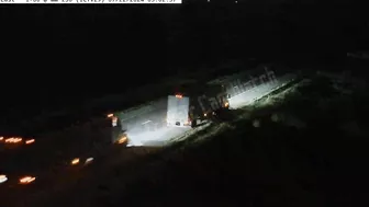 Iowa Semi Truck Crashes Into Parked Semi Truck, Overturns