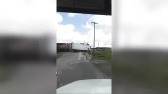 Train And Semi-trailer