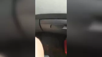 A Truck Drove Off The Highway With A Car In It