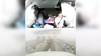 Truck Hits Toll Booth After Being Distracted By Phone