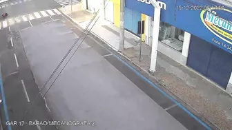 Truck Picks Up Motorcyclist After Accident