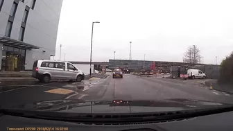 Truck Hits Car