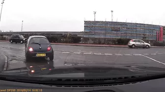Truck Hits Car