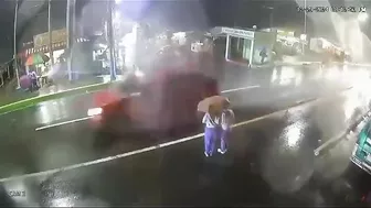 Two Girls In Vietnam Share An Umbrella