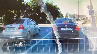 Two Cars Collided With A Truck In Tver, Russia