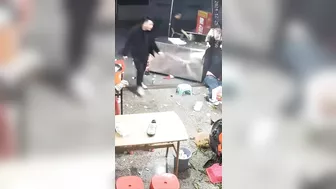 Uber Eats Driver Arrives To Pick Up Next Order