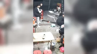 Uber Eats Driver Arrives To Pick Up Next Order