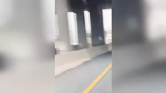 Vehicle Driving In The Wrong Direction On The Highway