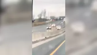 Vehicle Driving In The Wrong Direction On The Highway