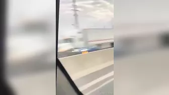 Vehicle Driving In The Wrong Direction On The Highway