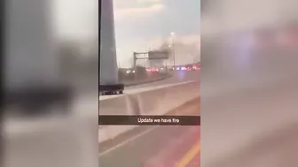 Vehicle Driving In The Wrong Direction On The Highway