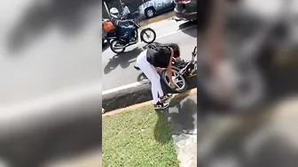 Vengeful Wife Destroys Cheating Husband's New Motorcycle
