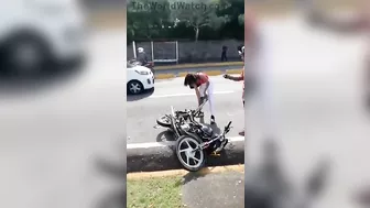 Vengeful Wife Destroys Cheating Husband's New Motorcycle