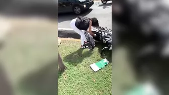 Vengeful Wife Destroys Cheating Husband's New Motorcycle
