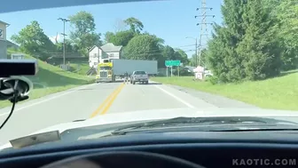 Virginia Driver Jumps On Semi Truck