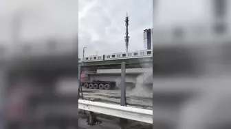 When The Crane Is Lifting An Overweight Load, It Is Too Close To The Moving Track