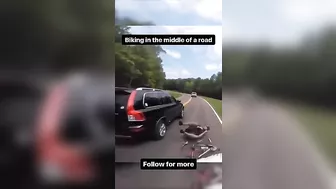 Why You Shouldn't Ride Your Bike In The Middle Of The Street
