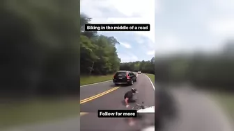 Why You Shouldn't Ride Your Bike In The Middle Of The Street