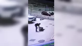 Woman Accidentally Runs Over Gas Station Worker