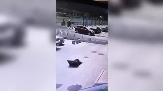 Woman Accidentally Runs Over Gas Station Worker