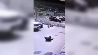 Woman Accidentally Runs Over Gas Station Worker