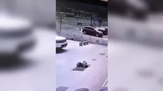 Woman Accidentally Runs Over Gas Station Worker