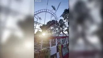 Woman Hit By Roller Coaster While Trying To Retrieve Phone