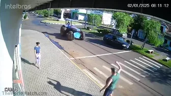 Brazilian Woman Crushed By Tractor, Umbrella Blocked