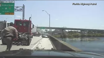 Miami Woman Decides To Jump Off Bridge After High-speed Chase