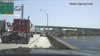 Miami Woman Decides To Jump Off Bridge After High-speed Chase