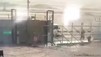 The Worker Was Completely Crushed By The Falling Door.